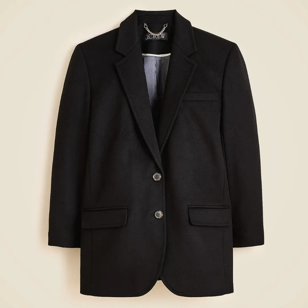 J. Crew Wool Blend Blazer-Coat