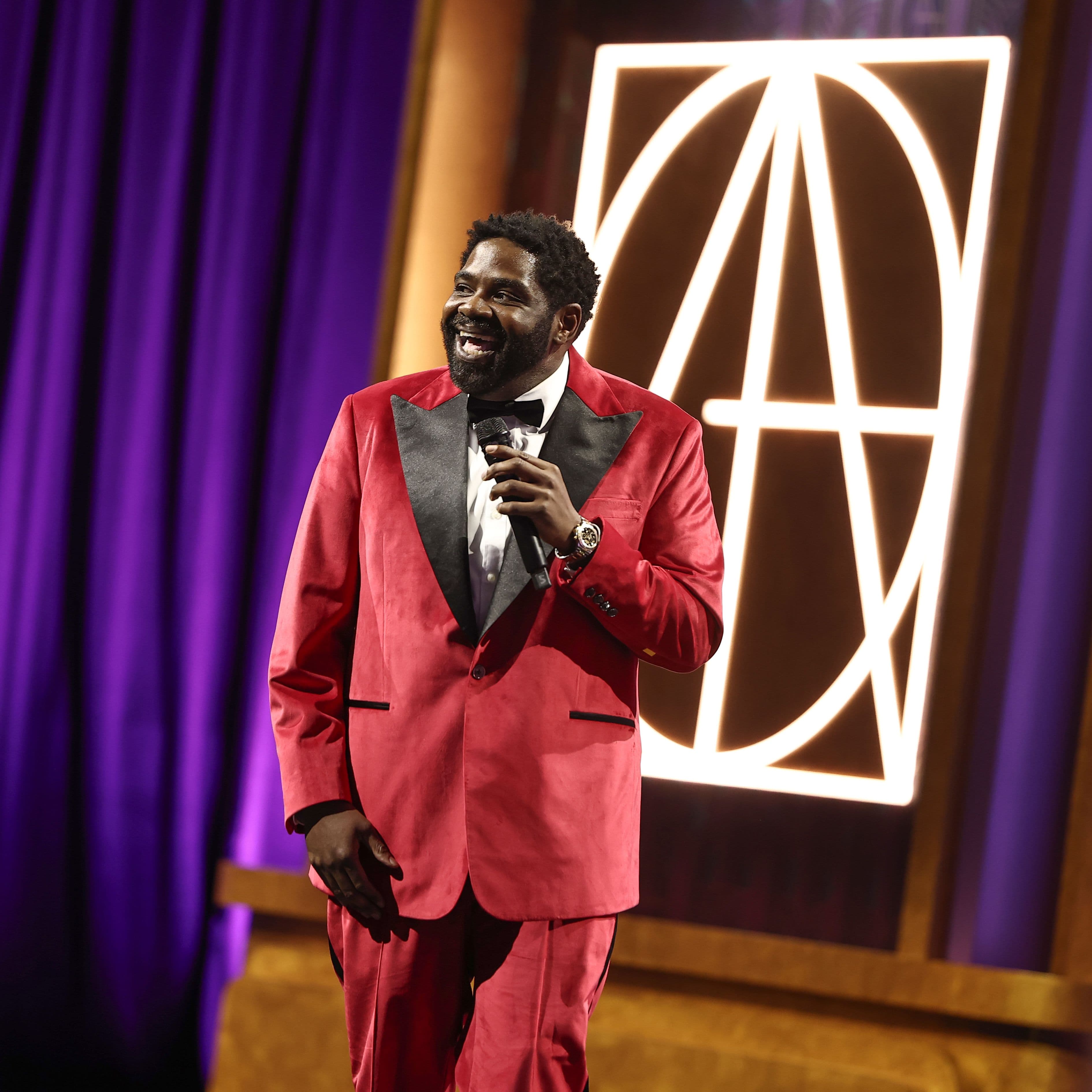 Ron Funches at the 30th Art Directors Guild Awards.