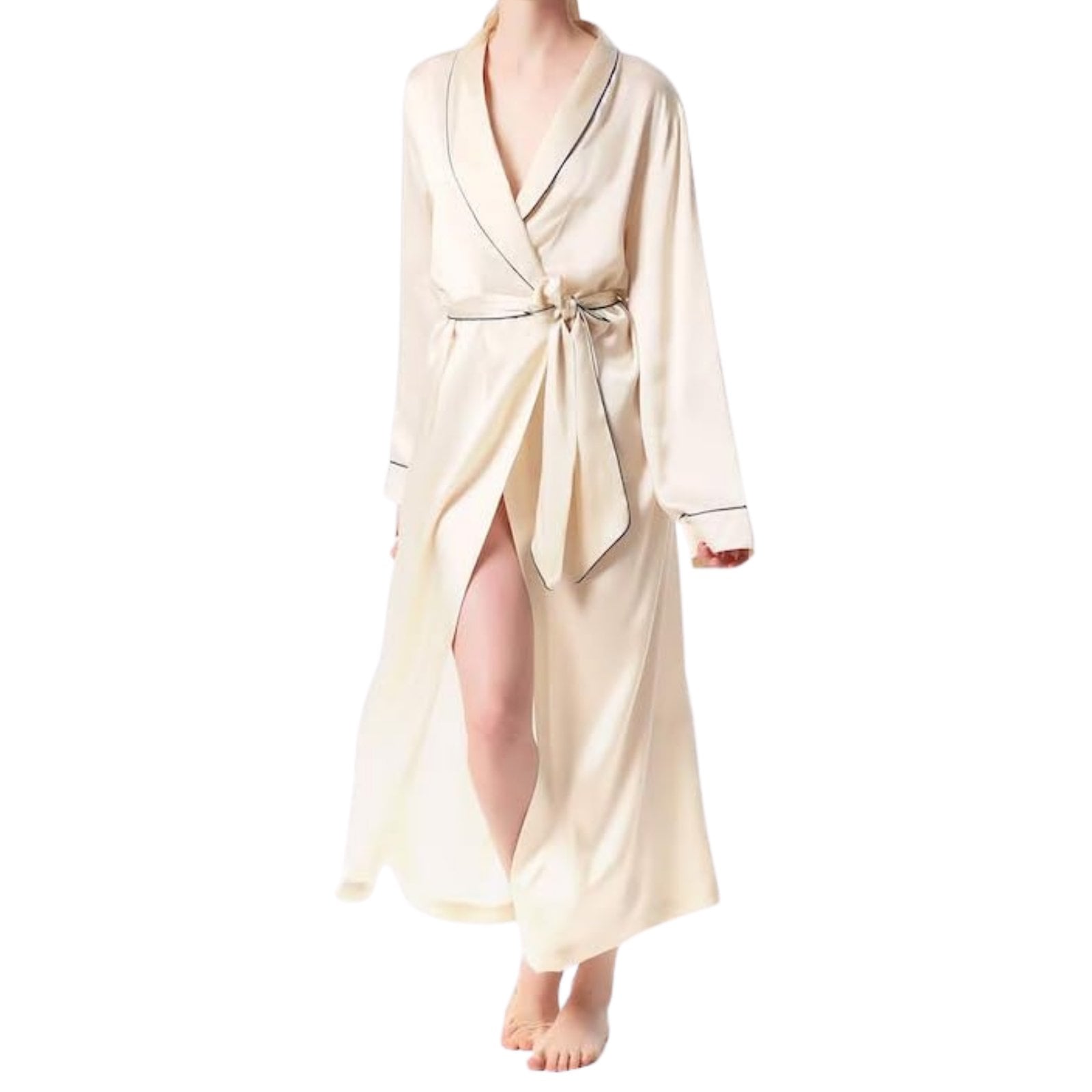 Jasmine Silk Luxury Pure Silk Dressing Gown Robe