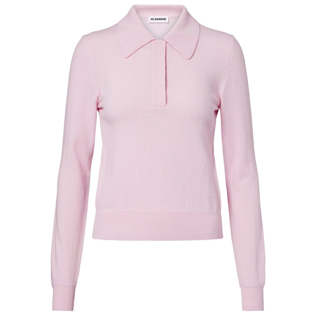 Jil Sander Virgin wool polo sweater