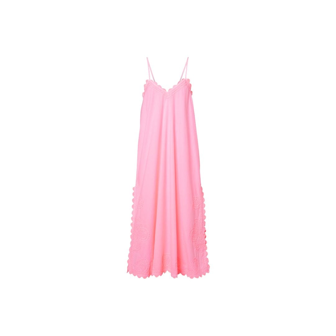 Juliet Dunn Cotton poplin midi dress