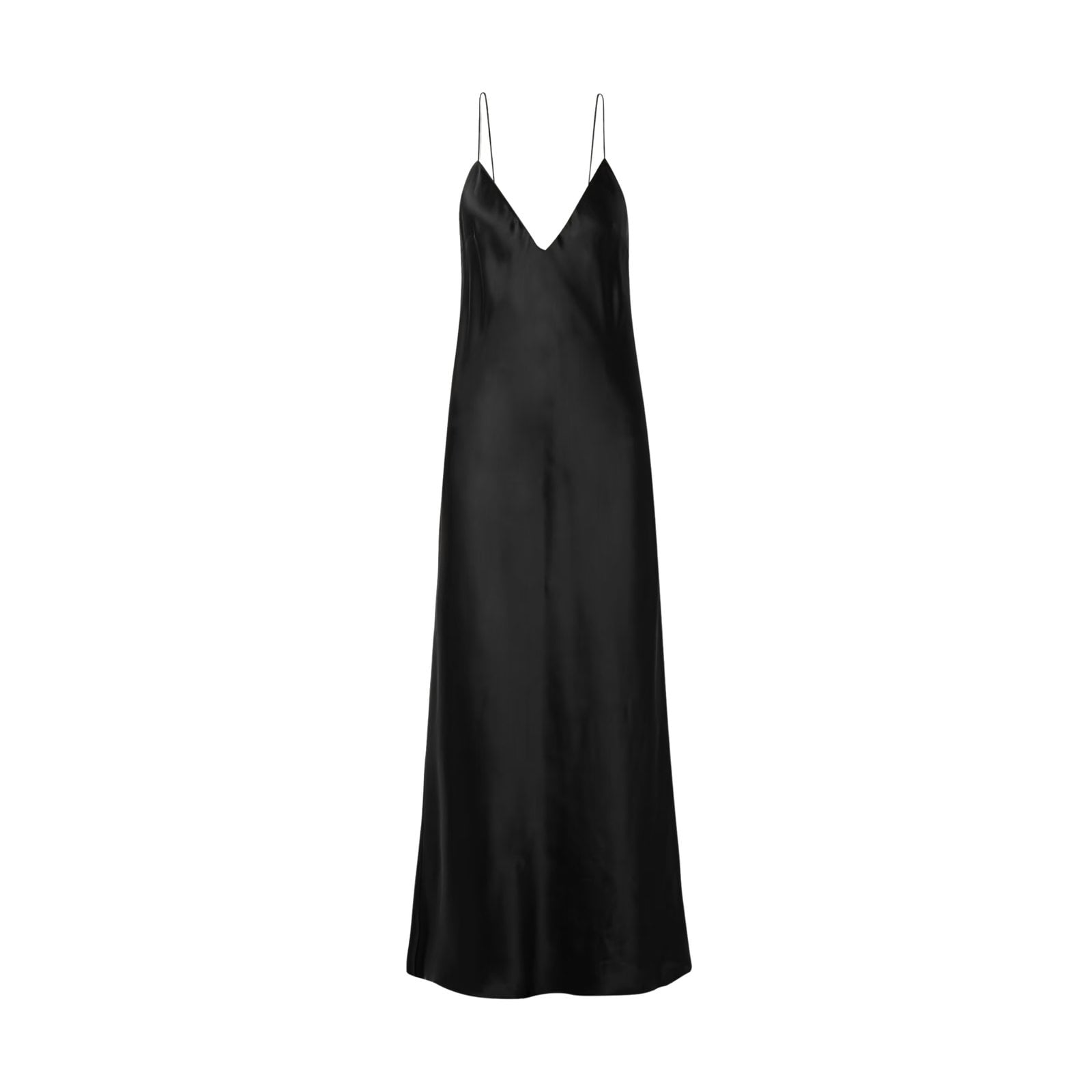 KHAITE Taja satin maxi dress