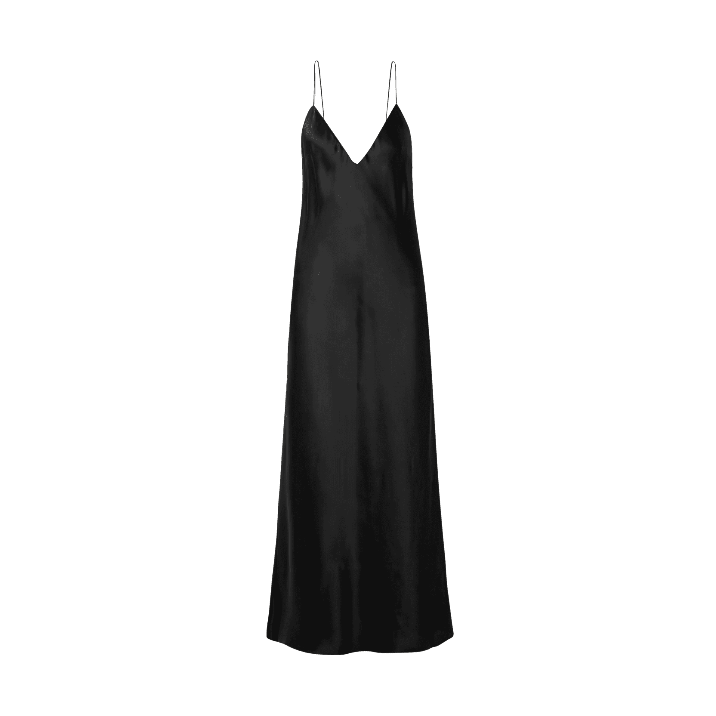 KHAITE Taja satin maxi dress