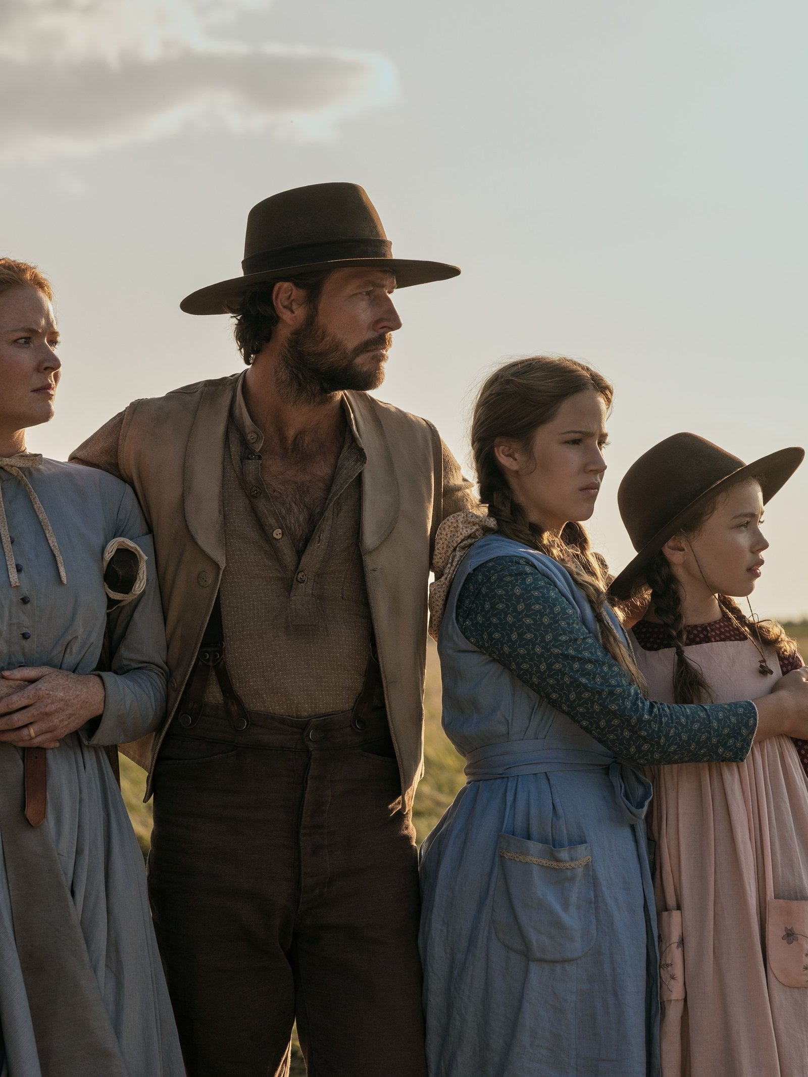 The Ingalls family in “Little House on the Prairie."