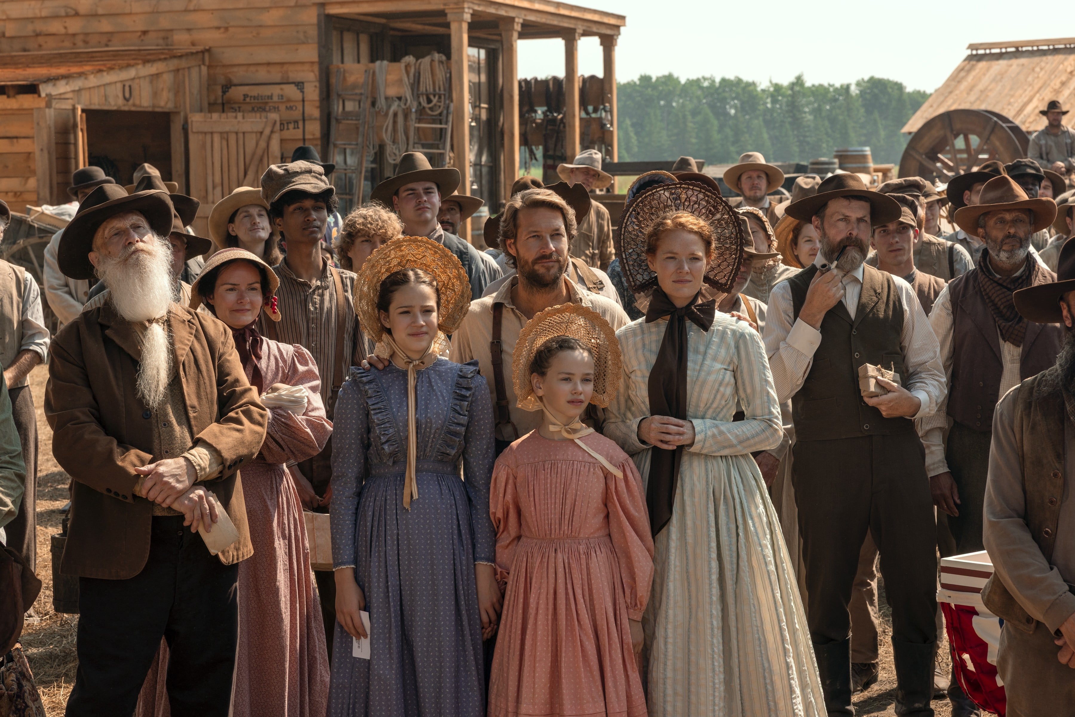 The Ingalls family in “Little House on the Prairie."