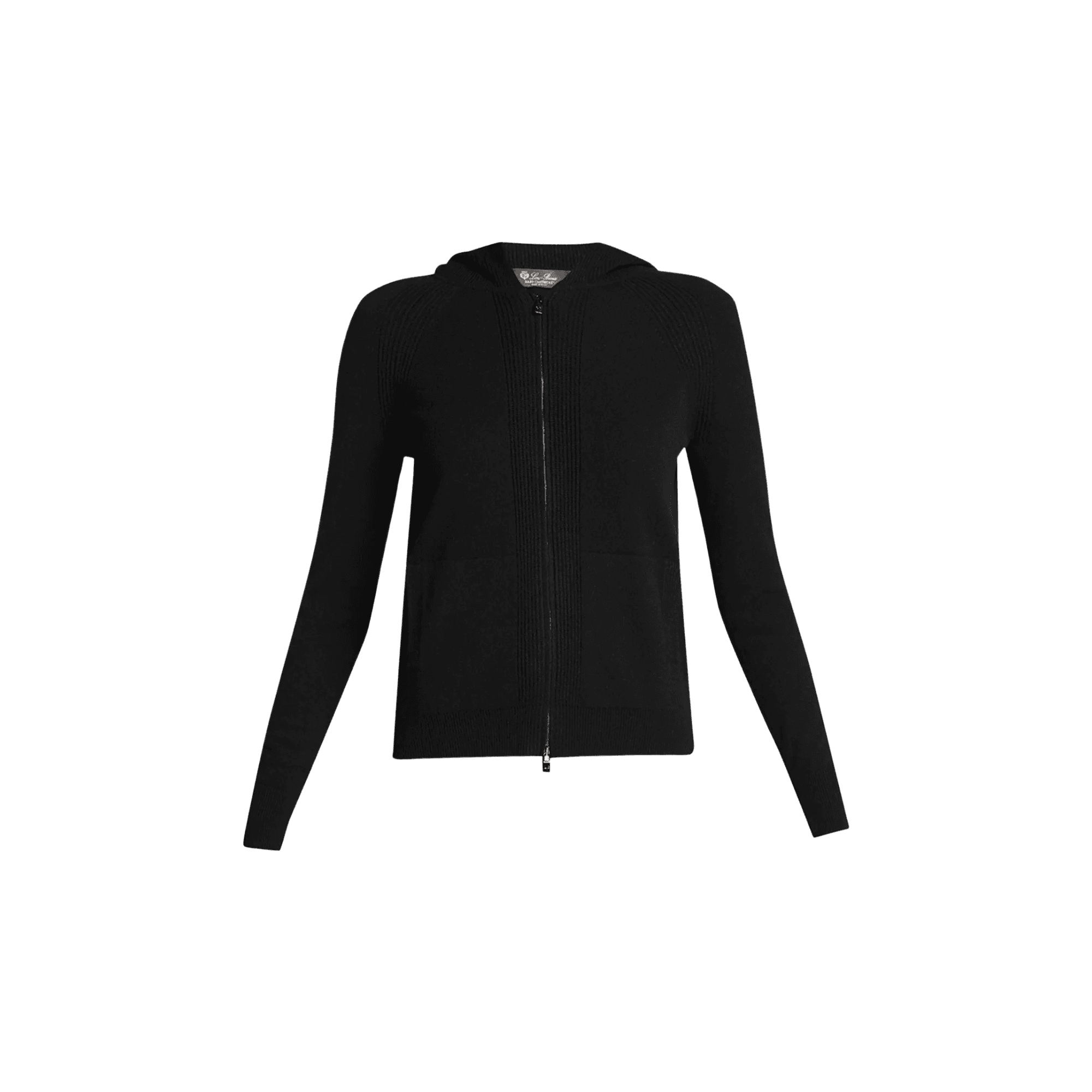 LORO PIANA Merano Cashmere Zip-Front Hoodie Sweater