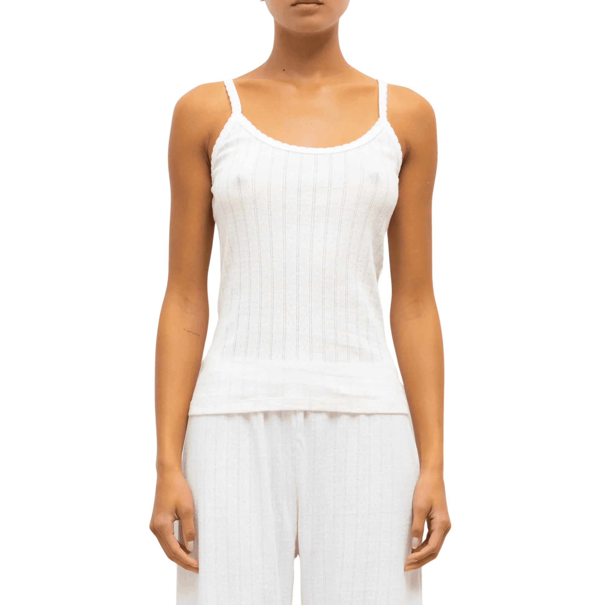 Leset Pointelle Tank
