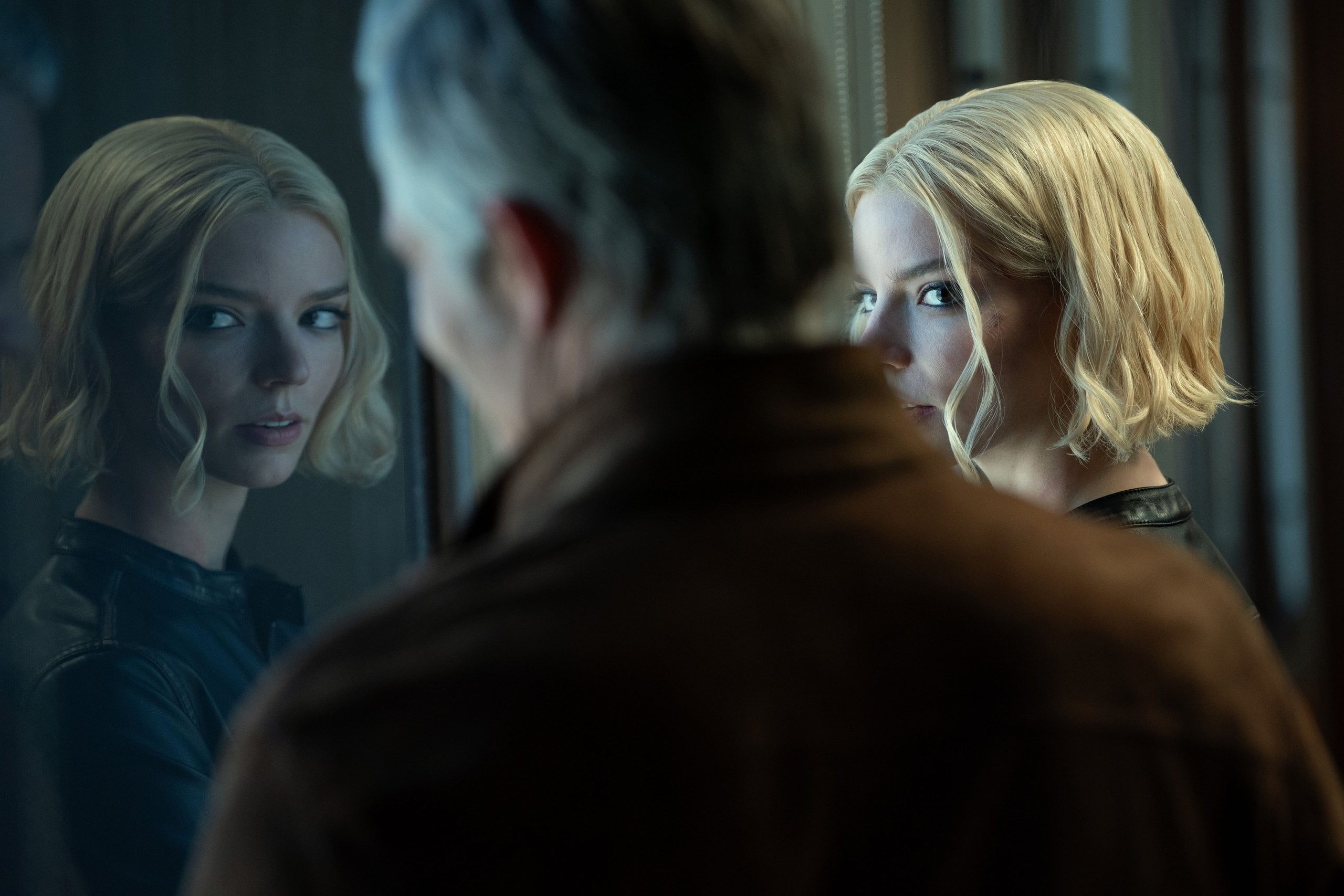 Anya Taylor-Joy and Timothy Olyphant in "Lucky.”