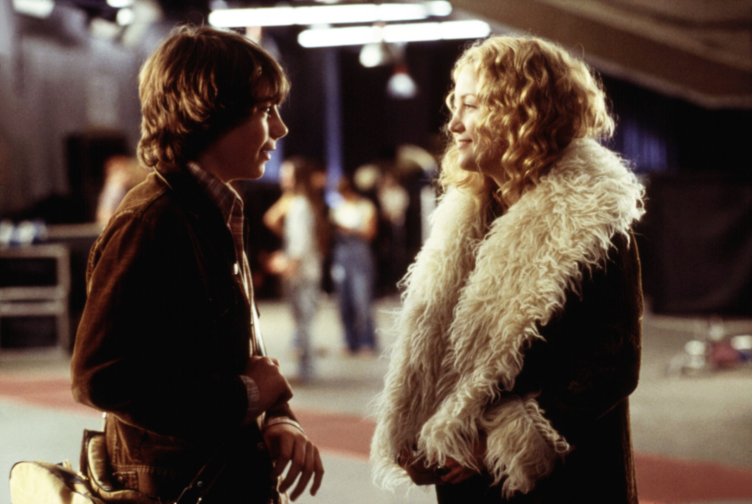 Patrick Fugit and Kate Hudson in "Almost Famous".