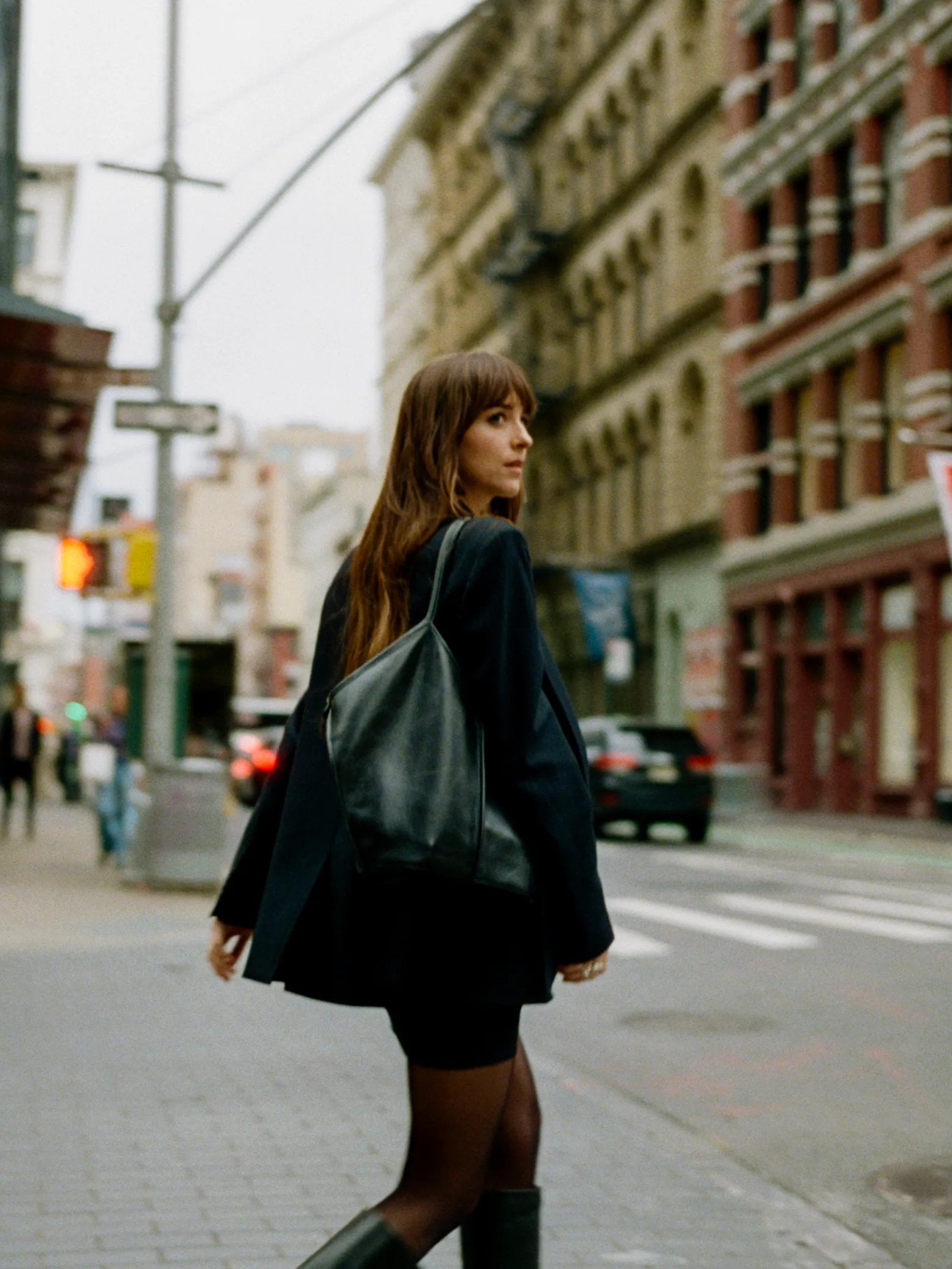 (L - R) Dakota Johnson in "Materialists"