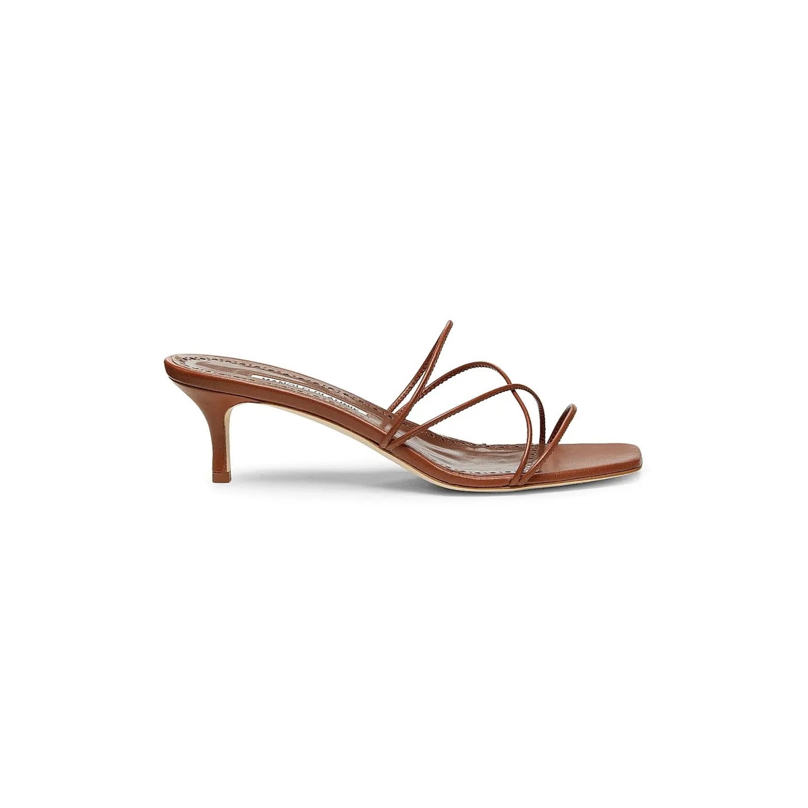 Manolo Blahnik Leather Strappy Sandals