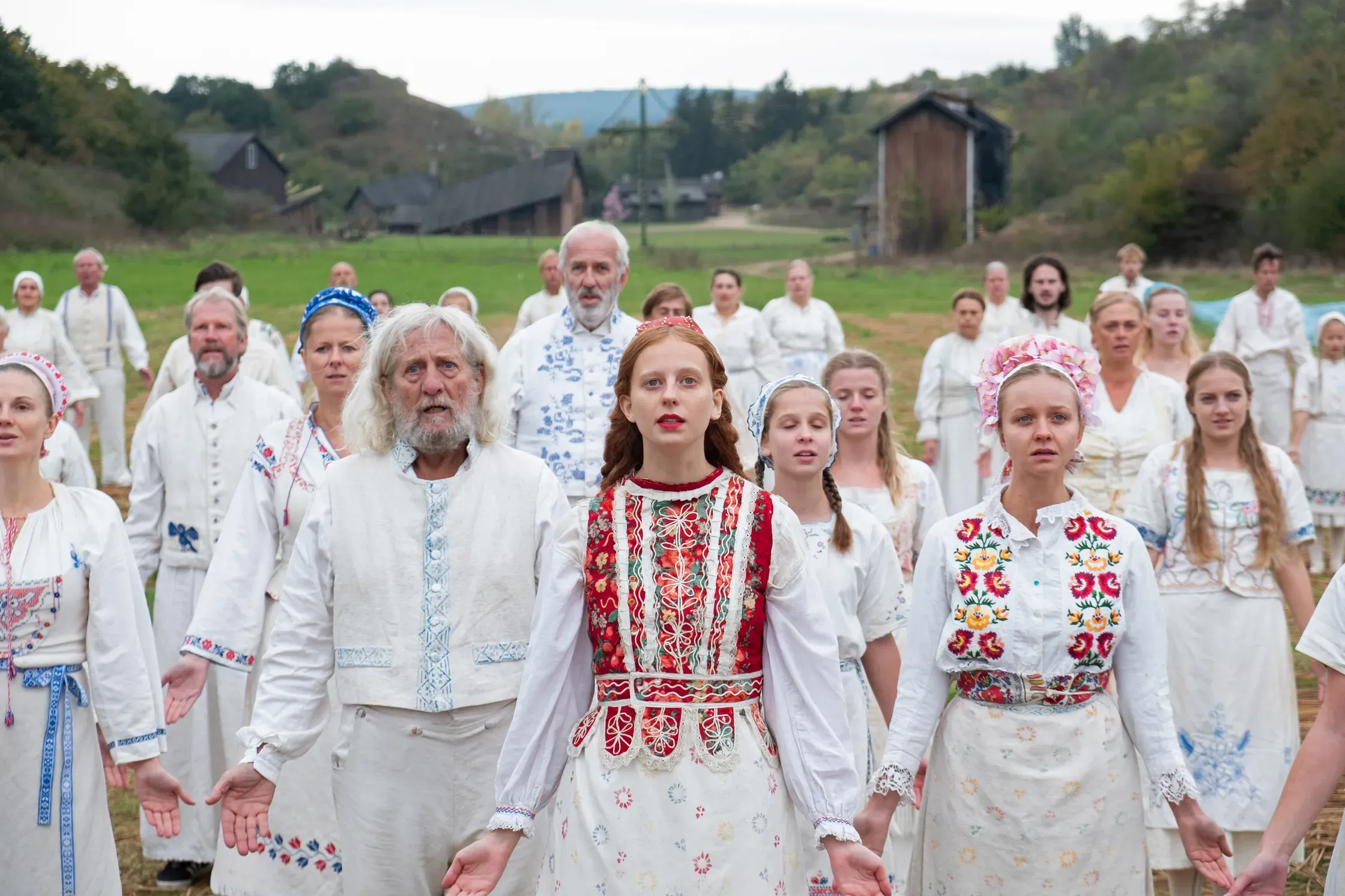 The cast of "Midsommar."