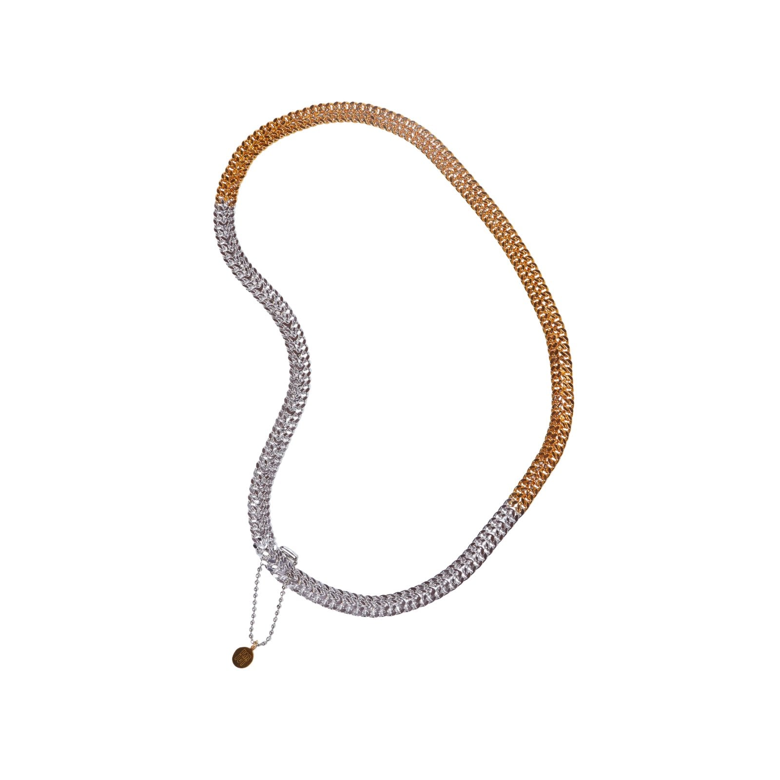 PAR ICI Jewellery 2TONE DOUBLE WIDE NECKLACE