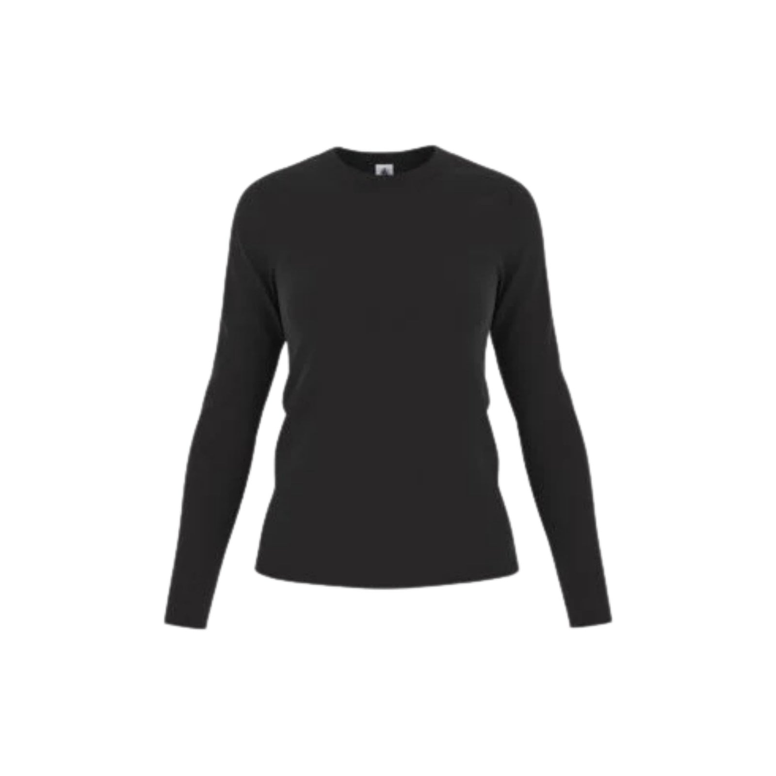 PETIT BATEAU Women ls crew neck tee