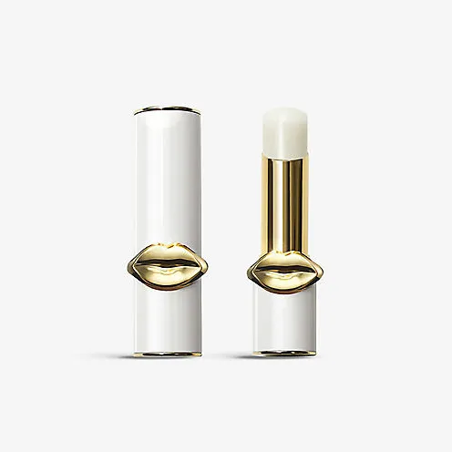 A tube of Pat McGrath Lip Fetish Sheer Colour Balm in clear, against a white background.