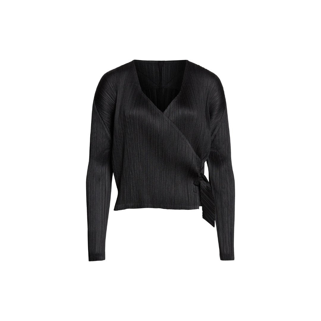 Pleats Please Facade Wrap Top