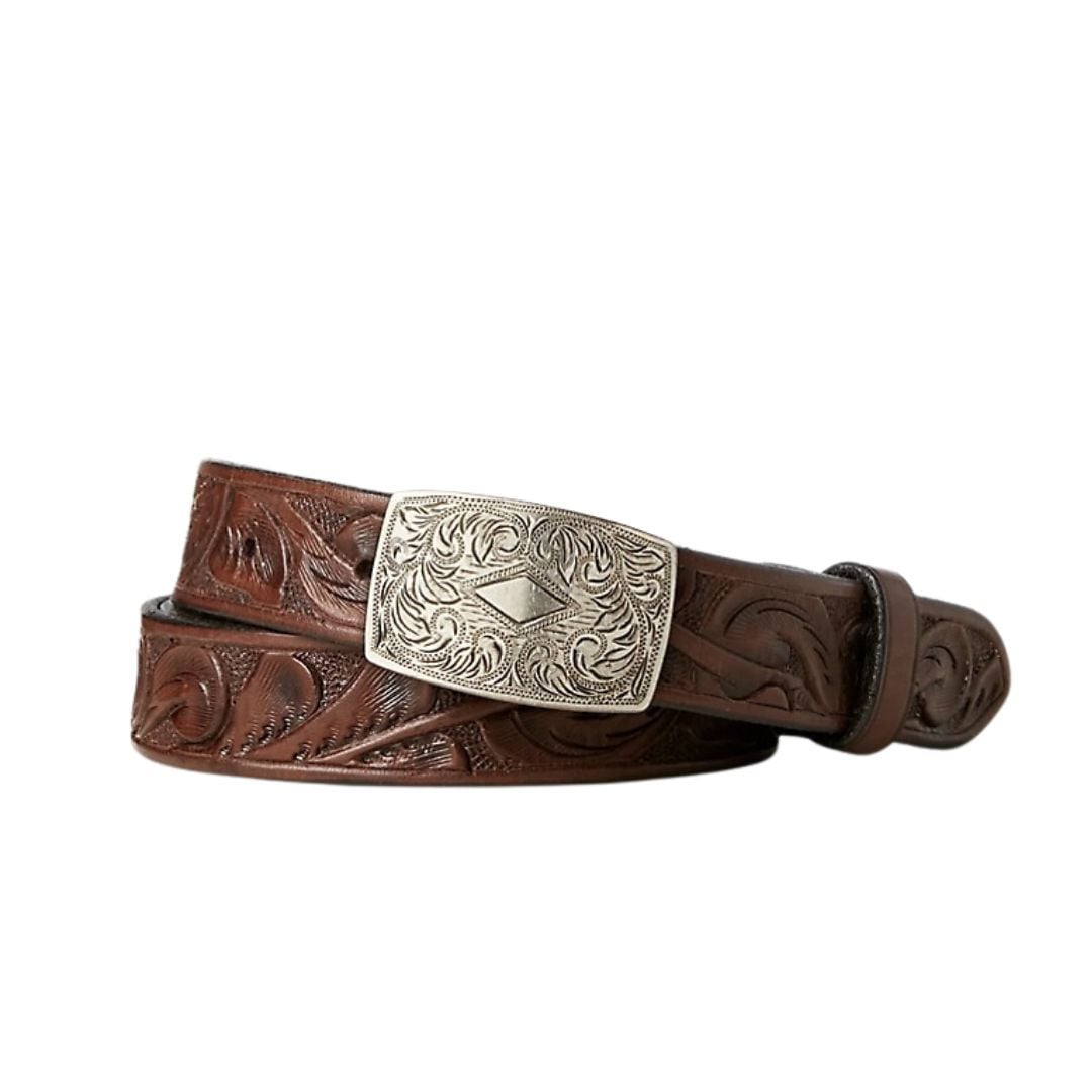 RRL Hand-Tooled Leather Belt