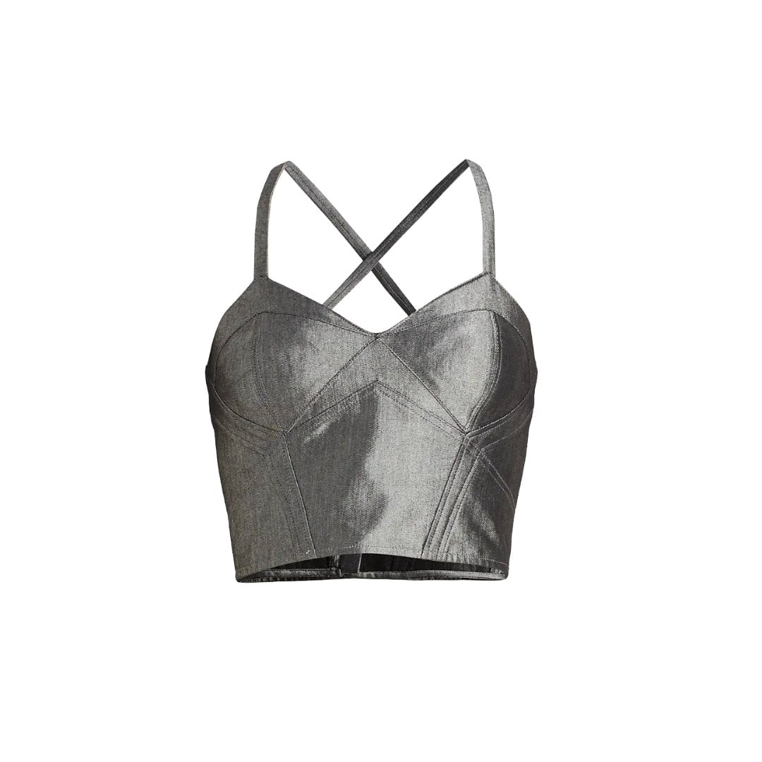 Rag & Bone Theresa Shine Bustier Top