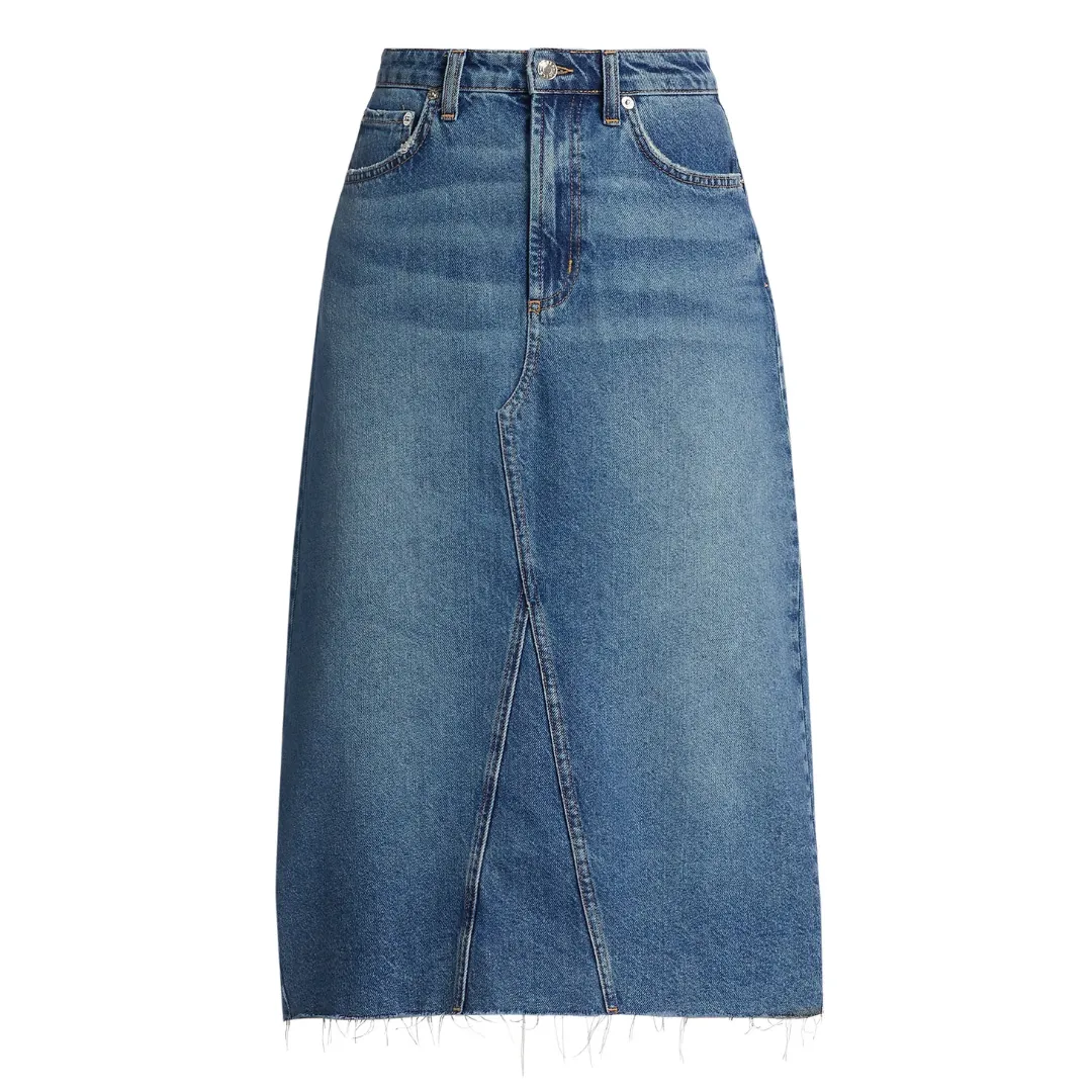 Rails Denim Midi Skirt