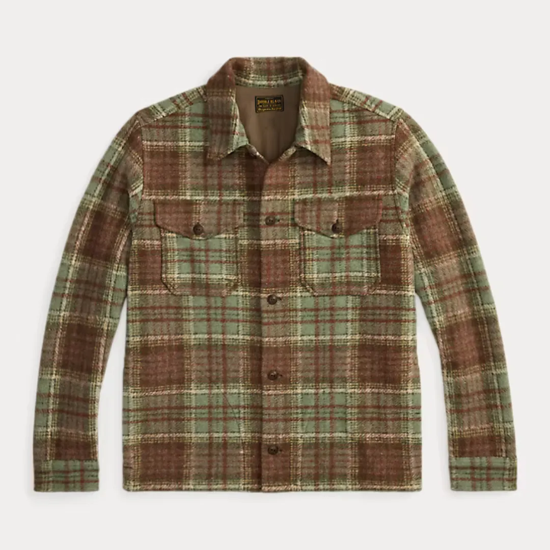 Ralph Lauren Plaid Wool-Blend Workshirt