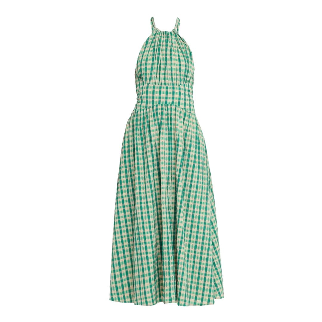 Rosie Assoulin Seersucker Midi Dress