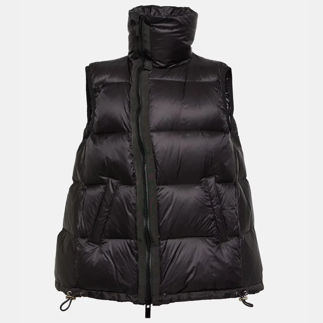 Sacai Asymmetric Quilted Down Vest