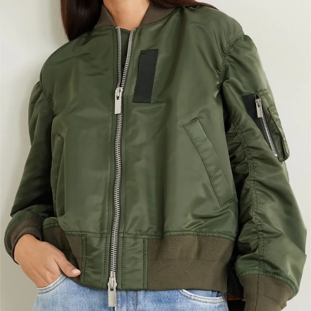 SACAI Shell Bomber Jacket
