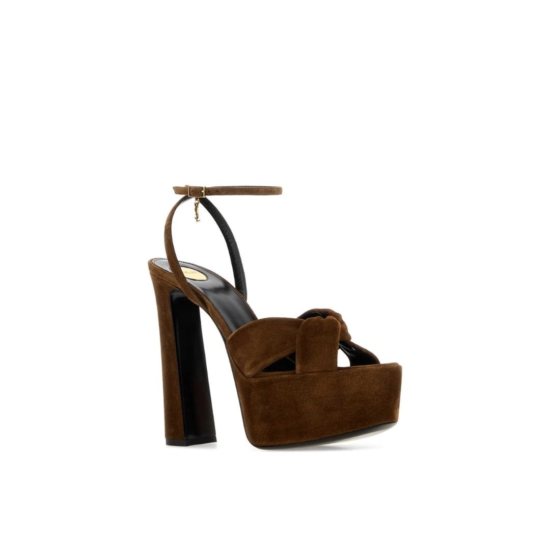 Saint Laurent Franciane Platform Heeled Sandals
