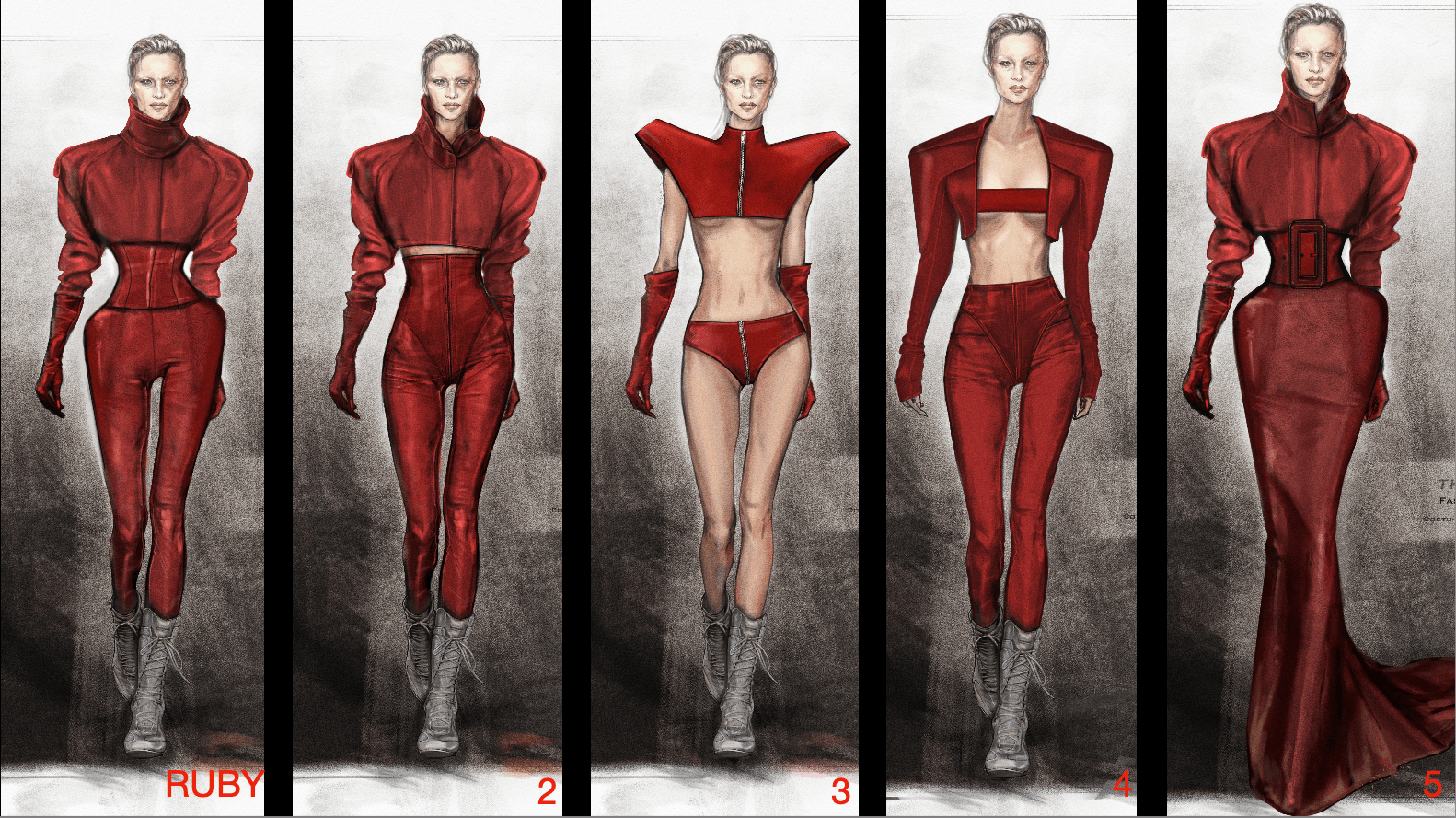 Sarah Evelyn's sketches.