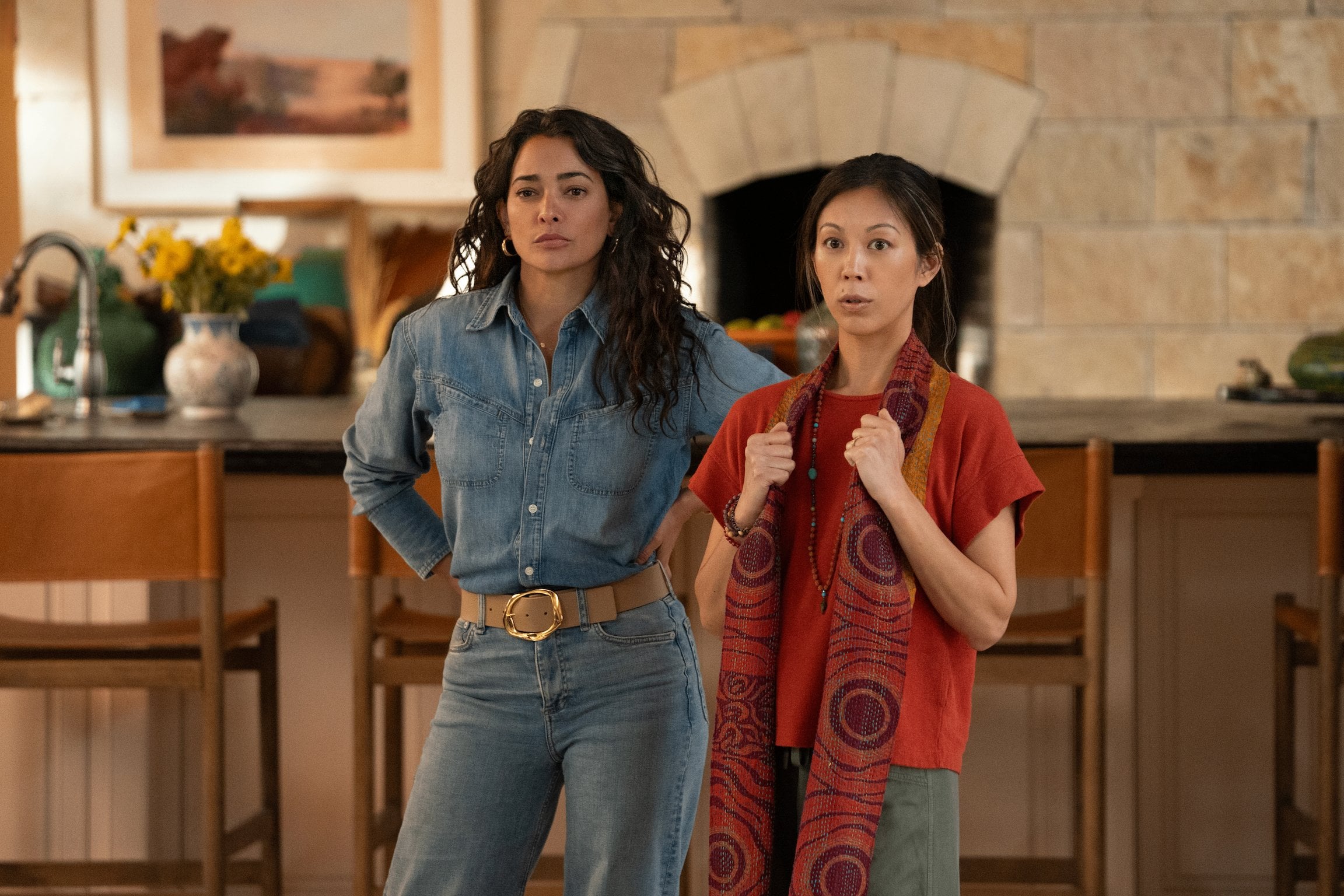Natalie Martinez and Brittany Ishibashi in "Brothers."