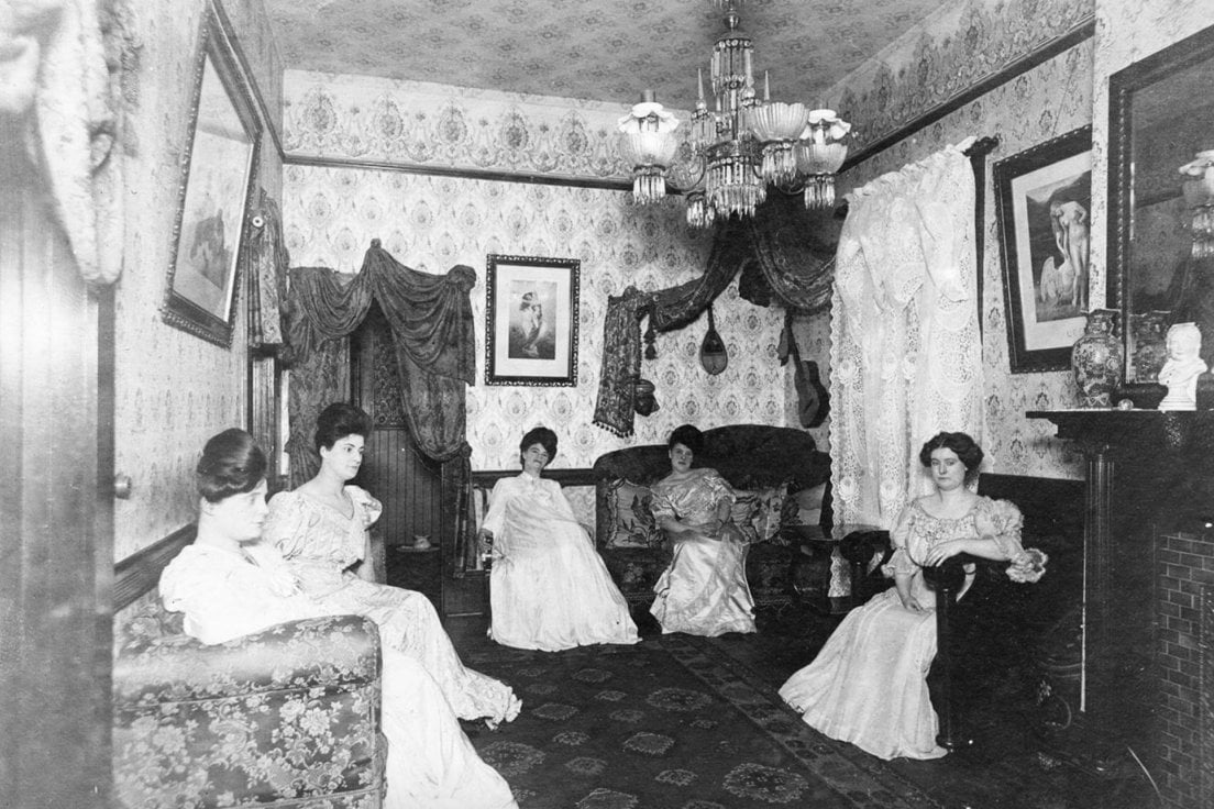 An upscale brothel in late 19th-century America