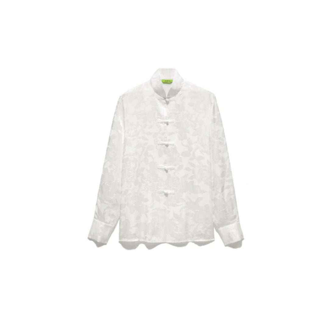 Shanghai Tang Blouse Silk Jacquard