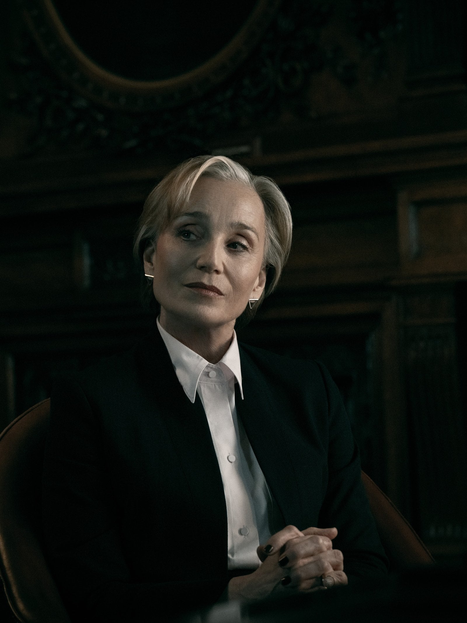 Kristin Scott Thomas in "Slow Horses" season 6.