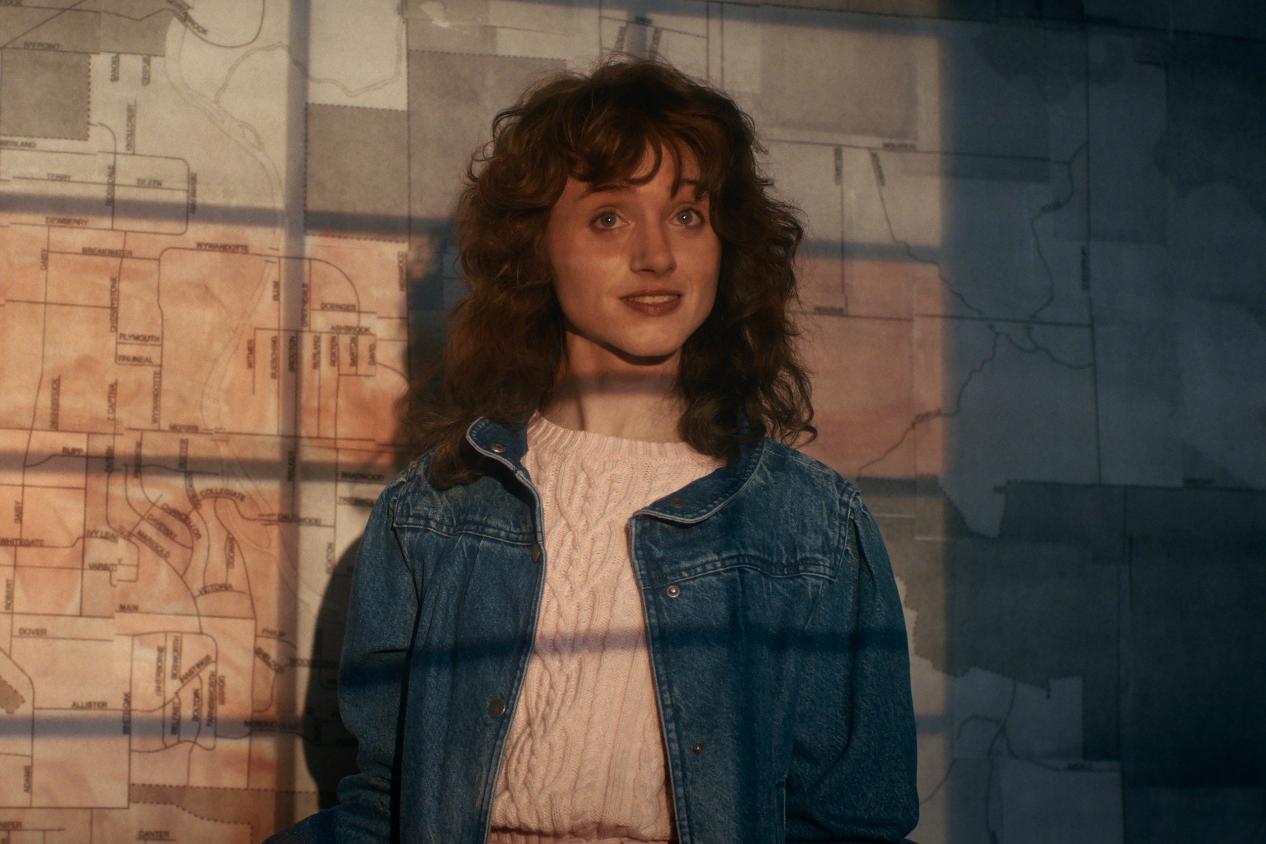 Actress Natalia Dyer as Nancy Wheeler in season five of Stranger Things.