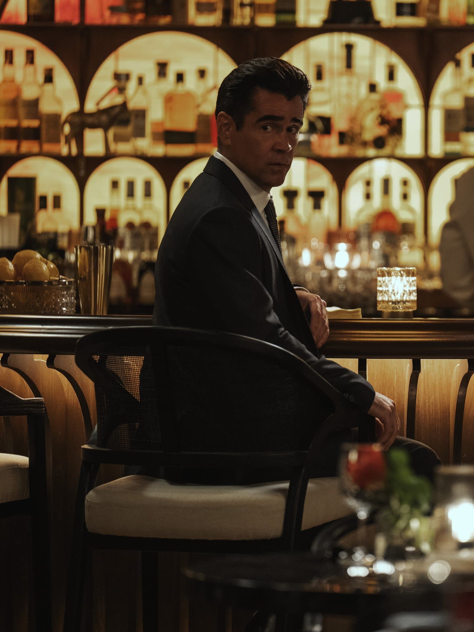 Colin Farrell and Sasha Calle in "Sugar" season two.