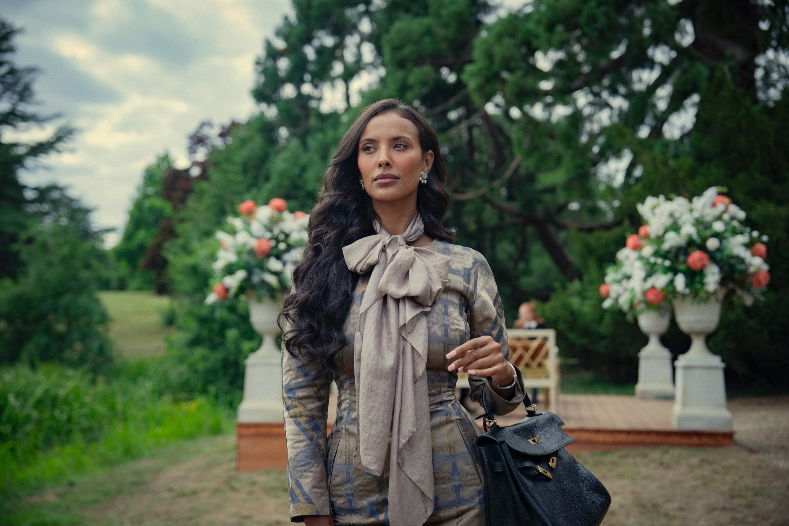 Aisha (Maya Jama) in "The Gentlemen" season two.