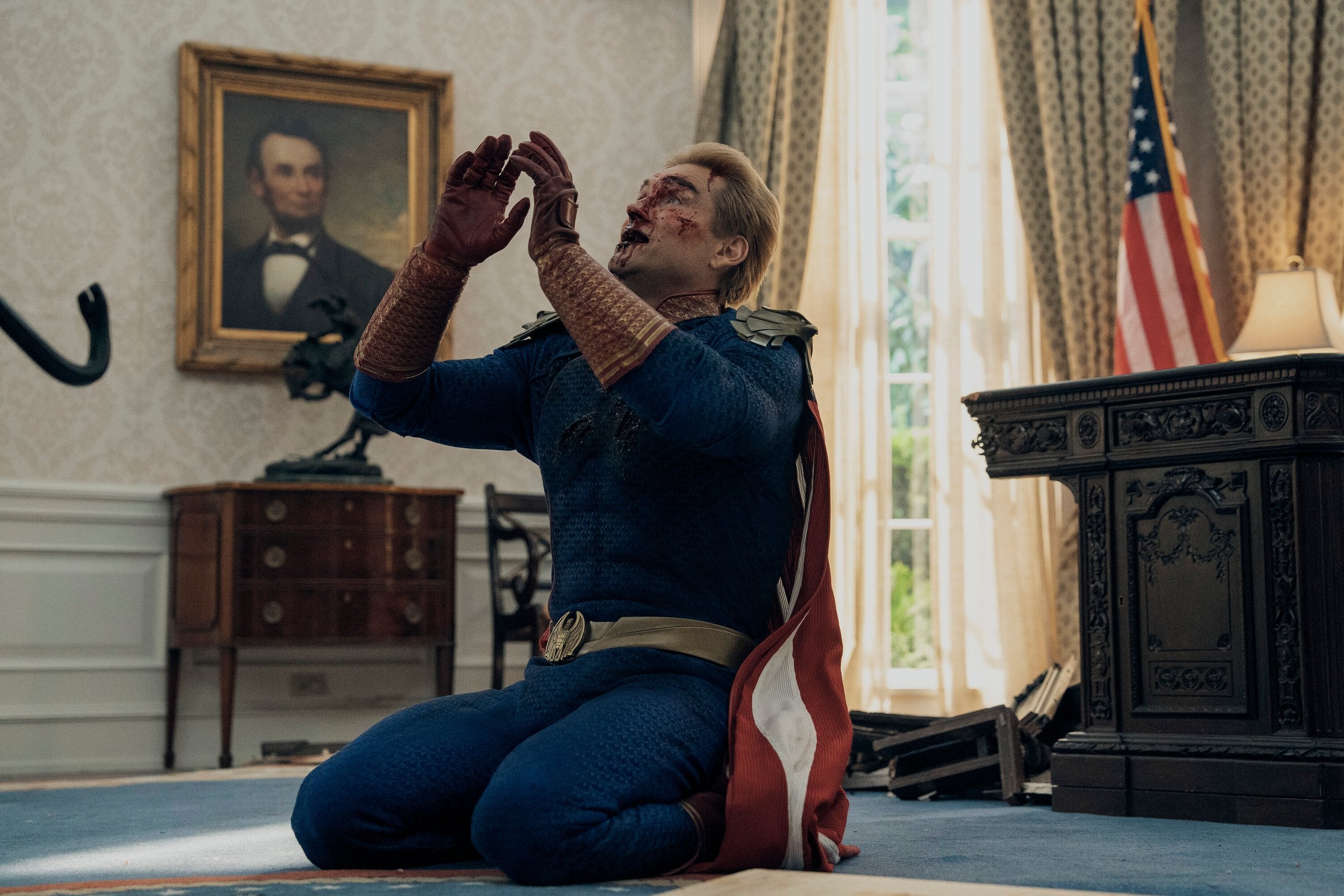 Homelander (Antony Starr) in "The Boys"