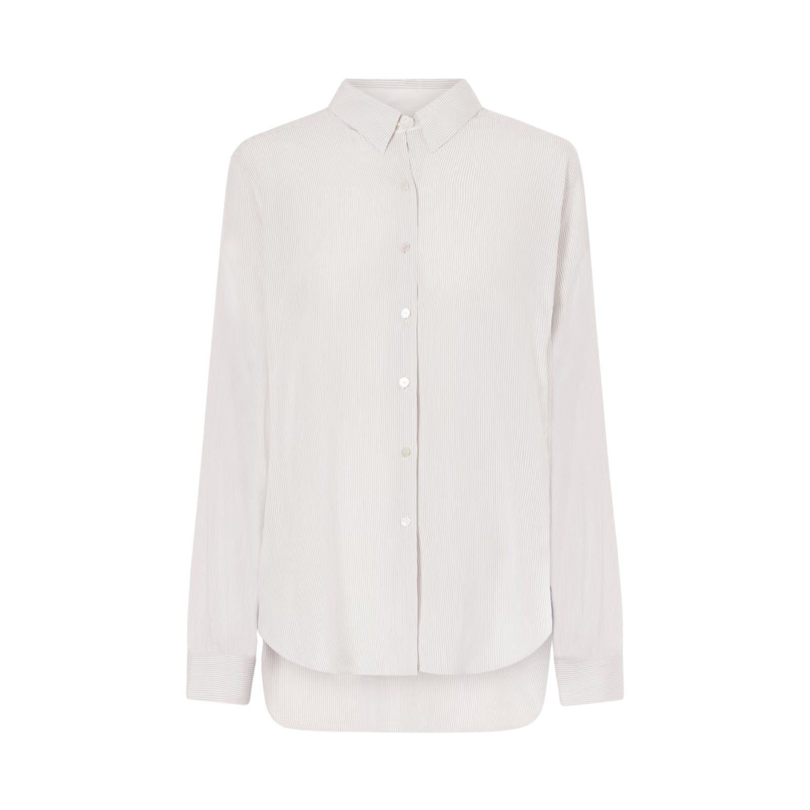 THE ROW Fiora pinstriped silk shirt