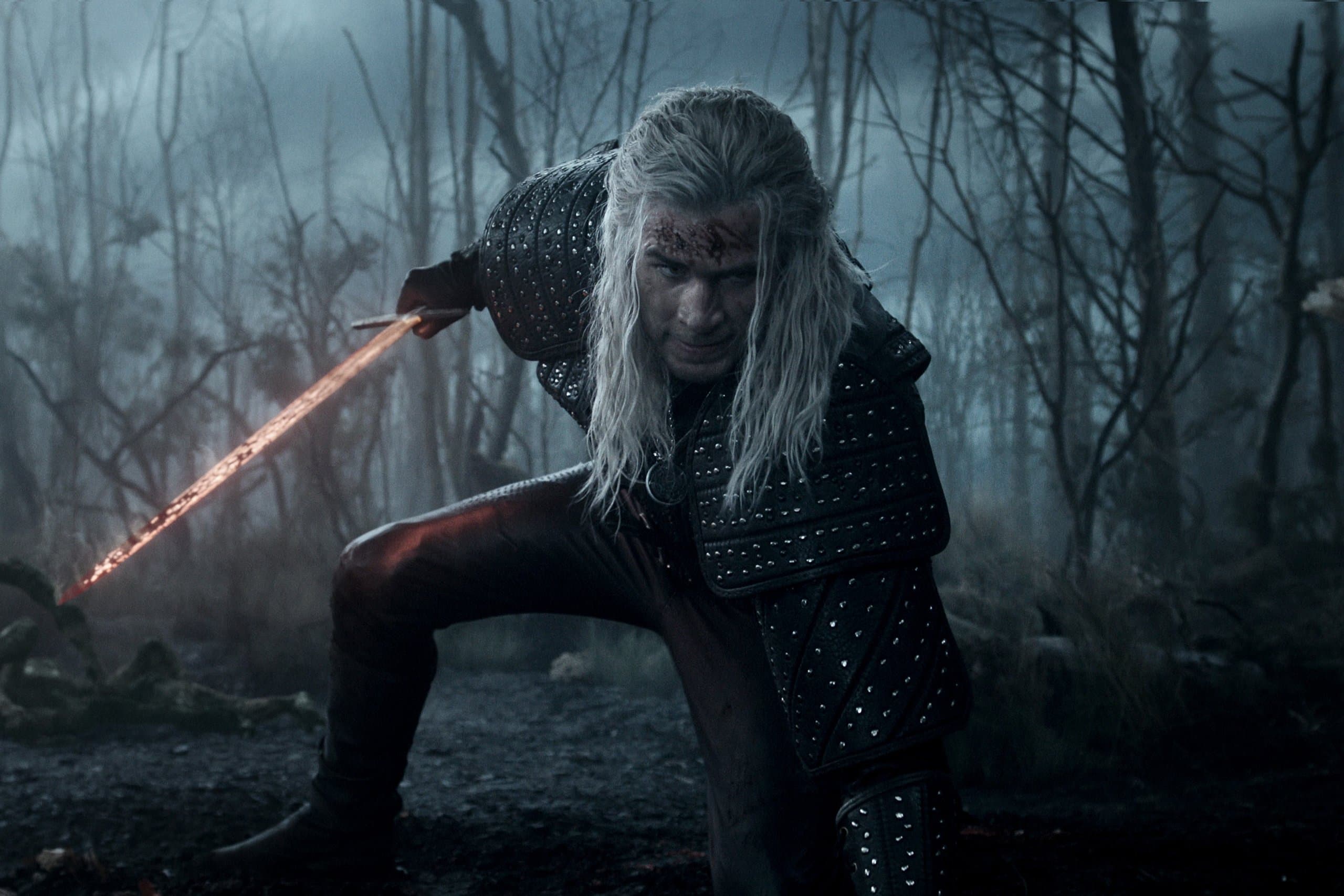 Liam Hemsworth as Geralt in "The Witcher" season four.