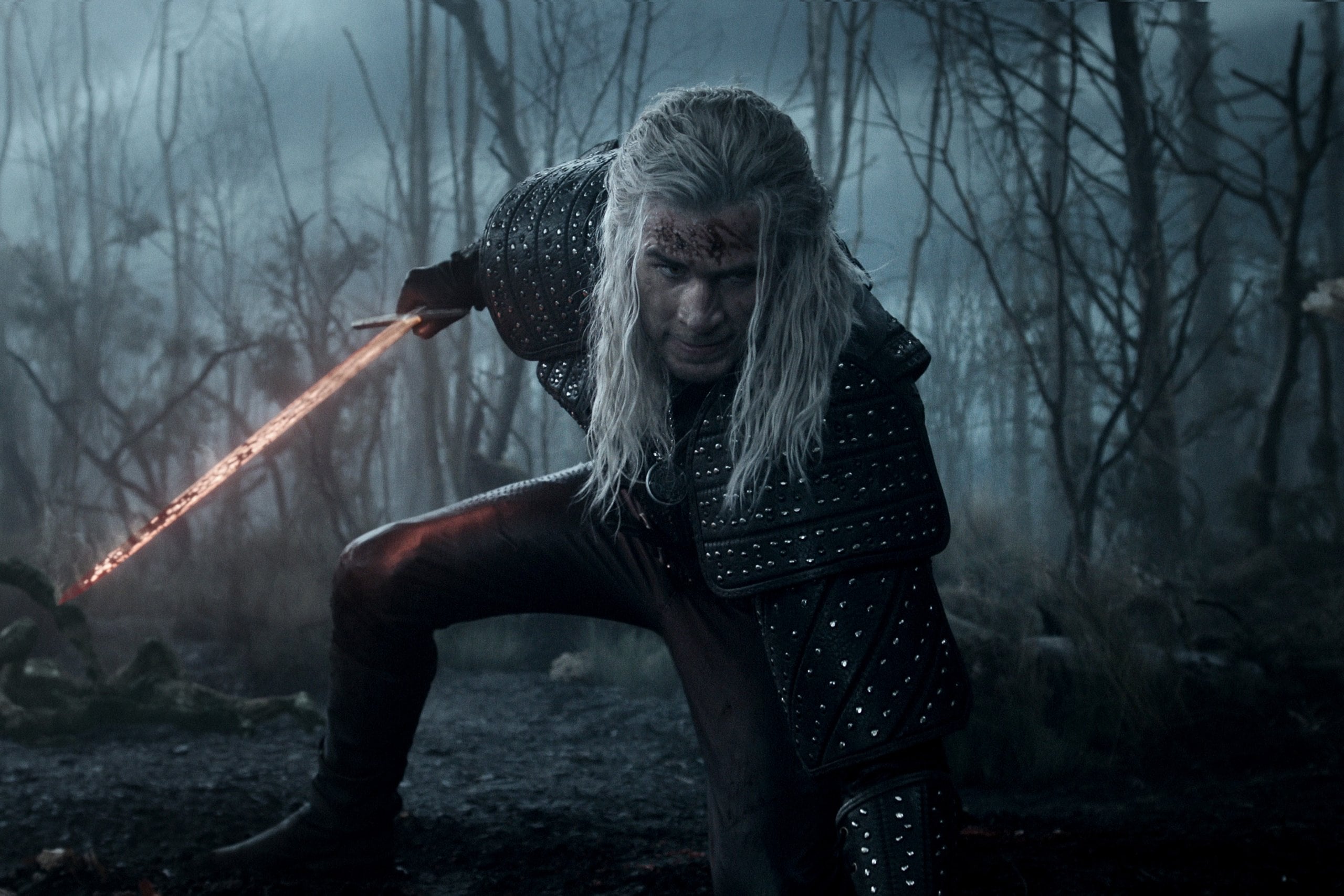 Liam Hemsworth as Geralt in "The Witcher" season four.