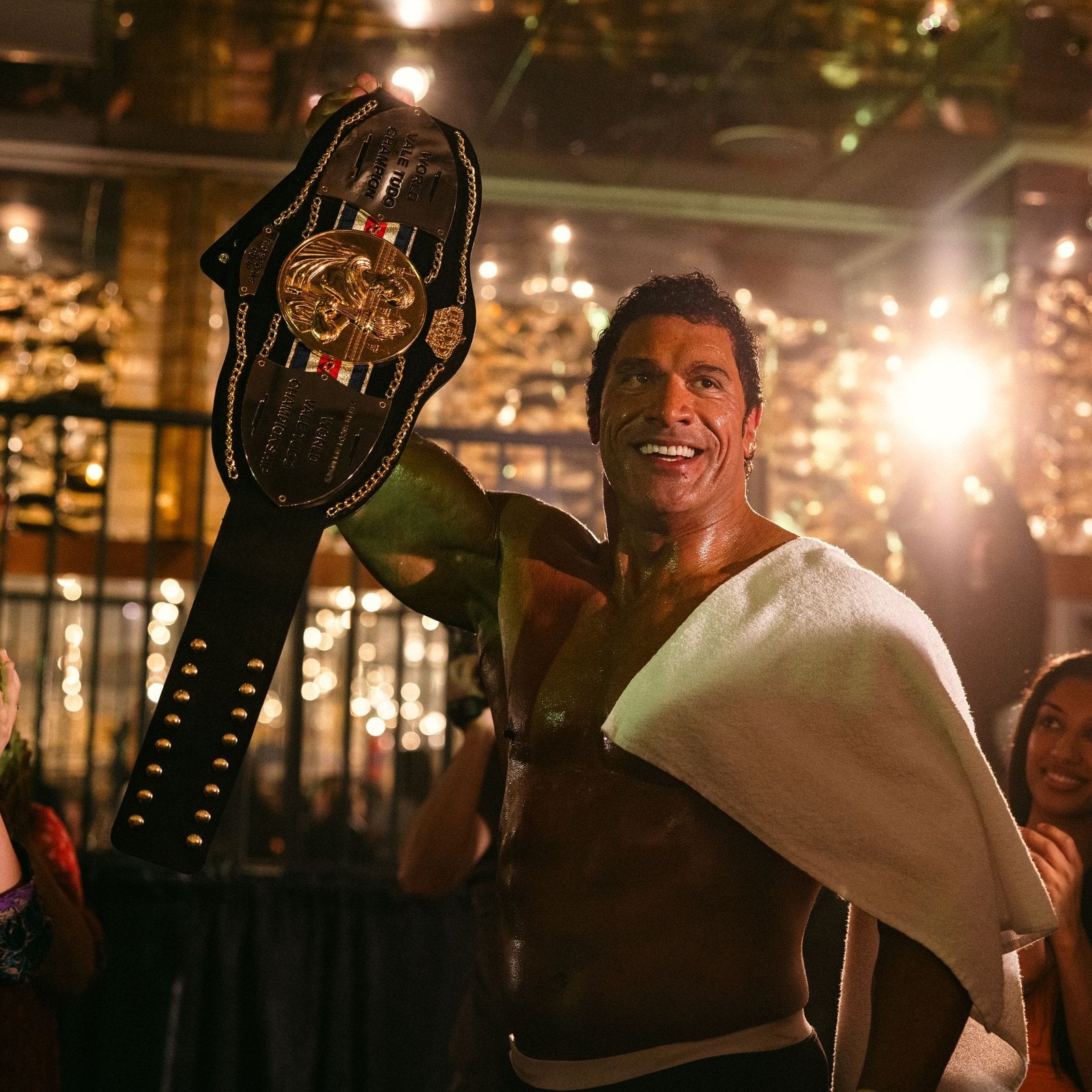 Dwayne Johnson in "The Smashing Machine."