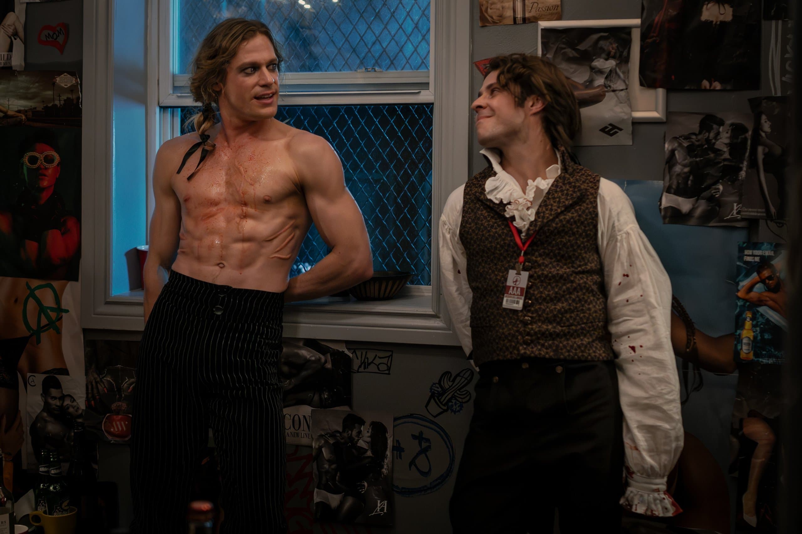 Sam Reid and Joseph Potter in "The Vampire Lestat".