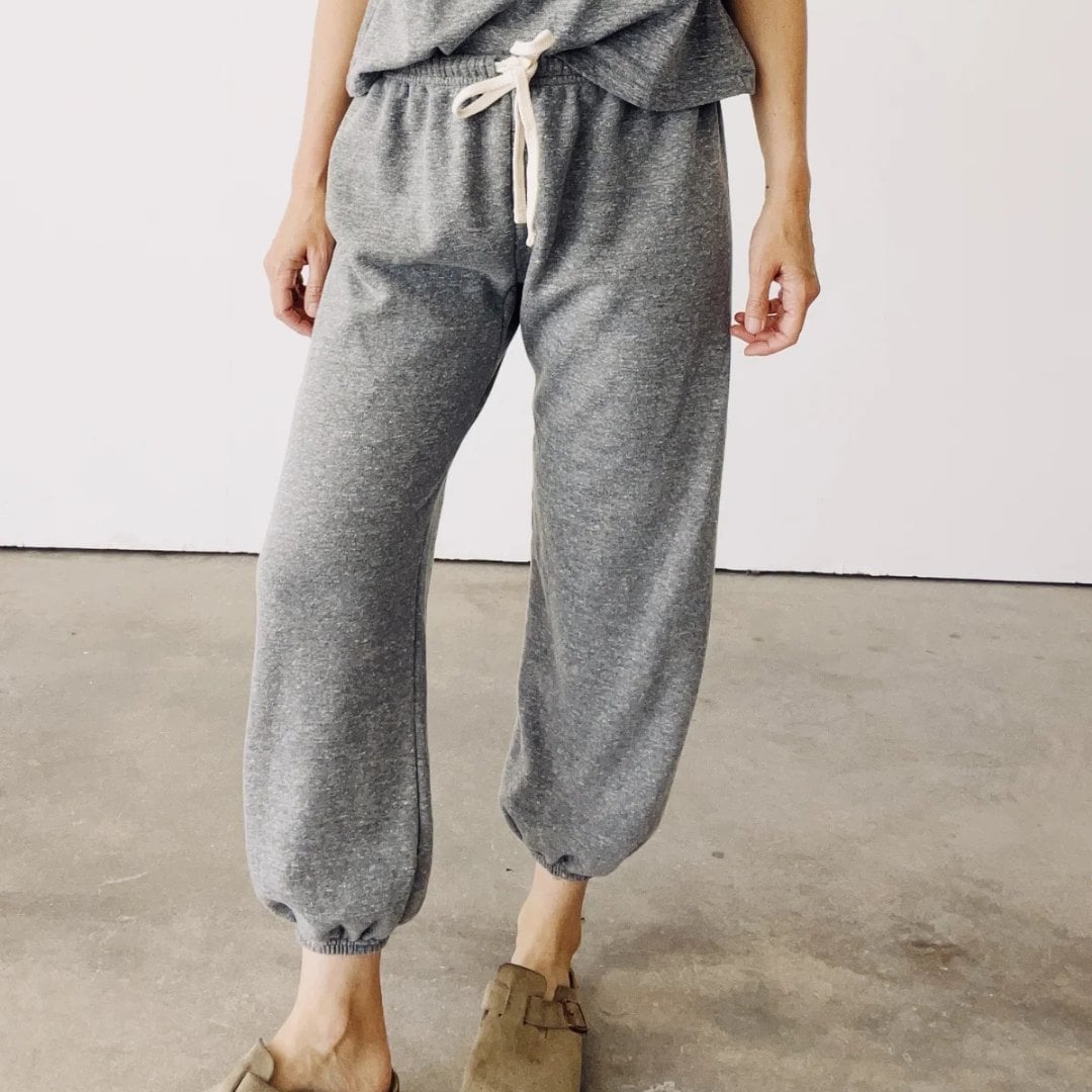 Hey Gang Heather Grey Sweatpants