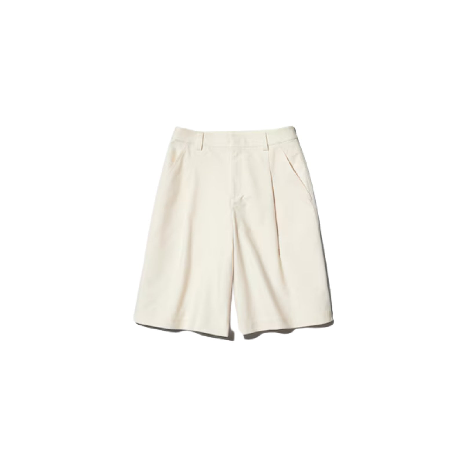Uniqlo JERSEY PLEATED LONG SHORTS