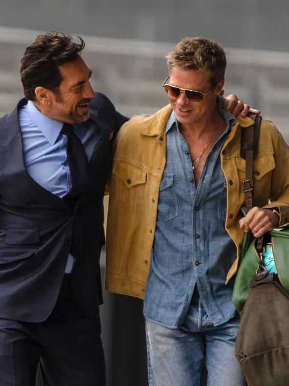Javier Bardem and Brad Pitt lead the cast of "F1."