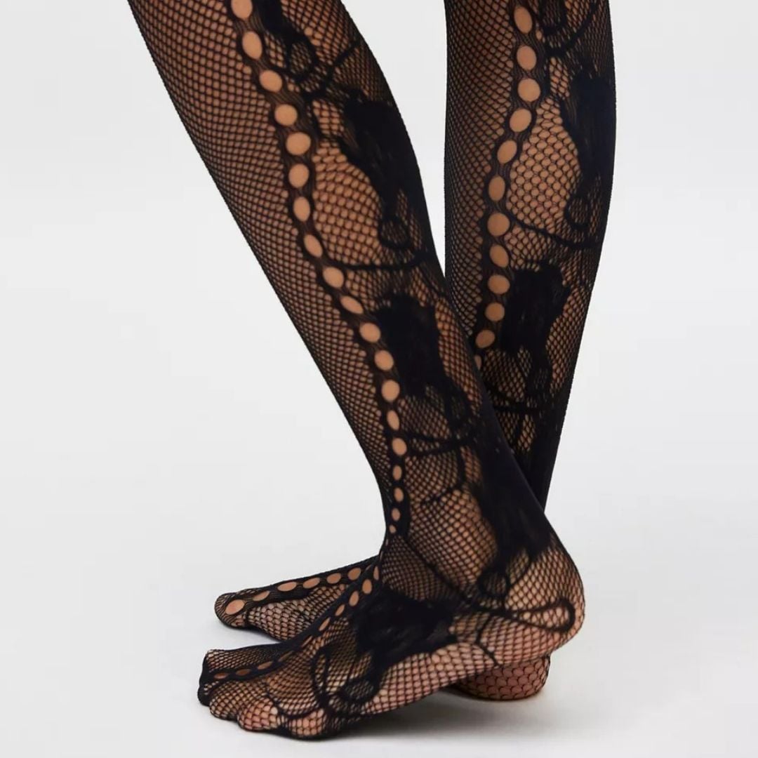 Urban Outfitters Cutout Lace Tights
