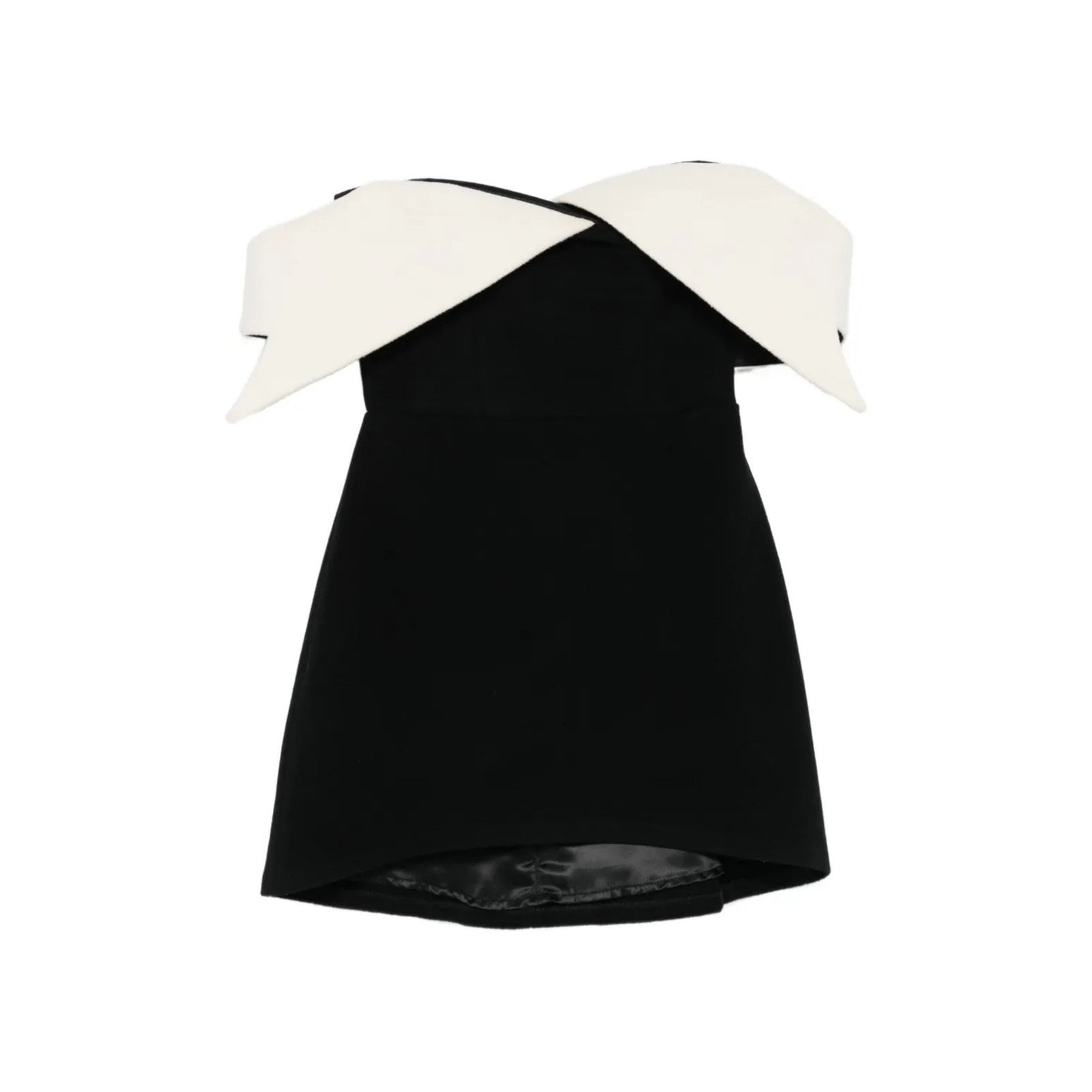 Vestiaire d'un Oiseau Libre off-shoulder collared mini dress