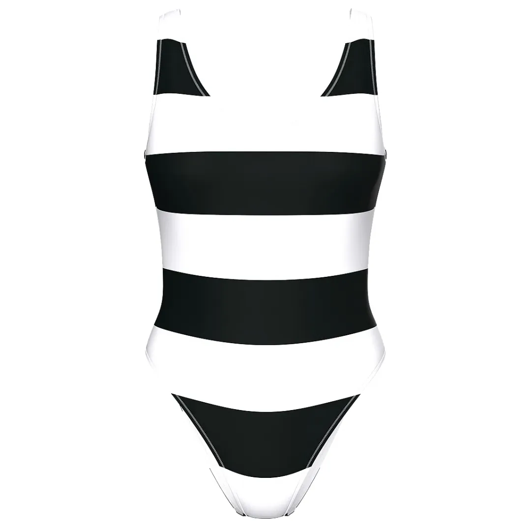 Victoria's Secret Swim Stripe Plunge Swimsuit