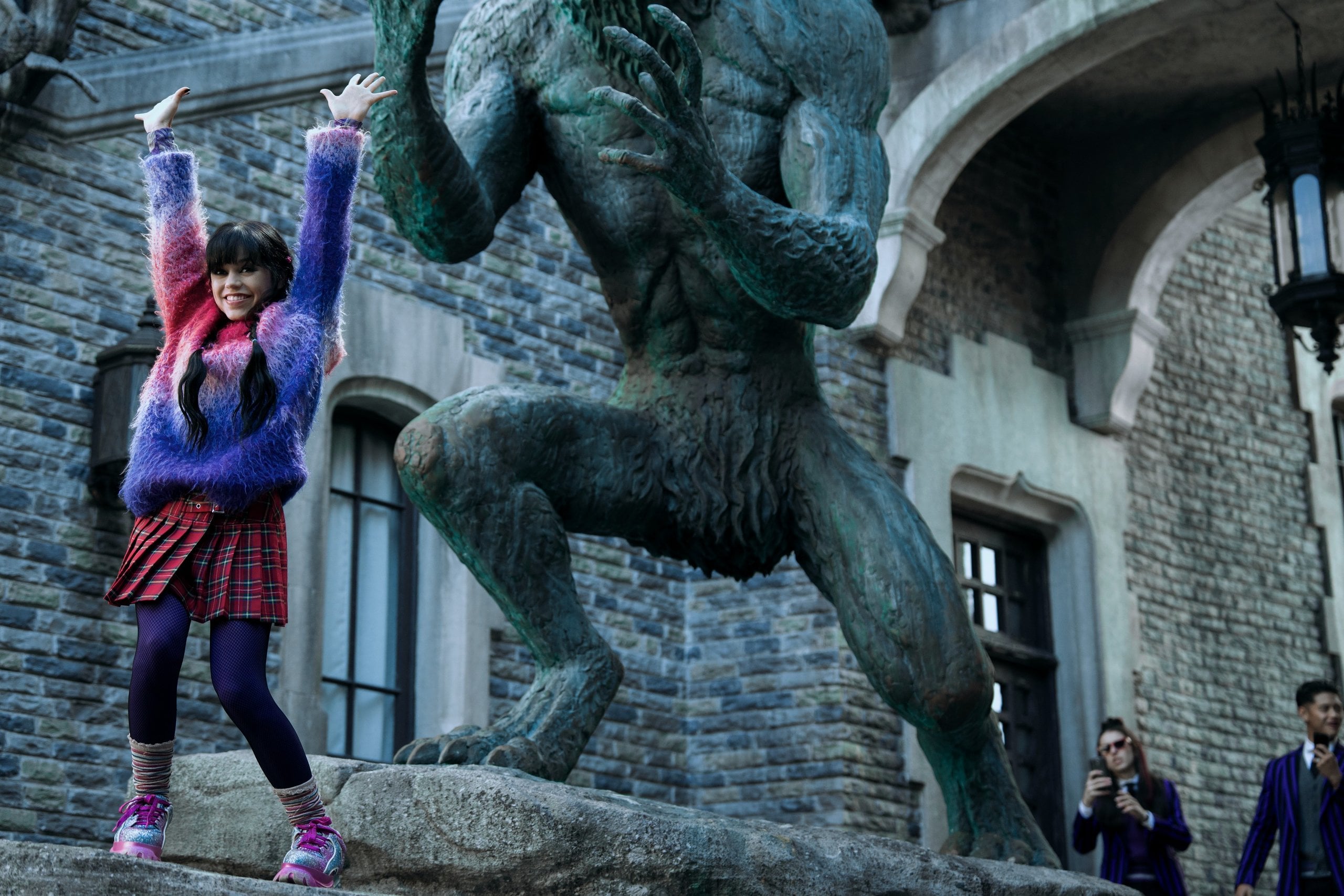 Jenna Ortega in "Wednesday" season two.