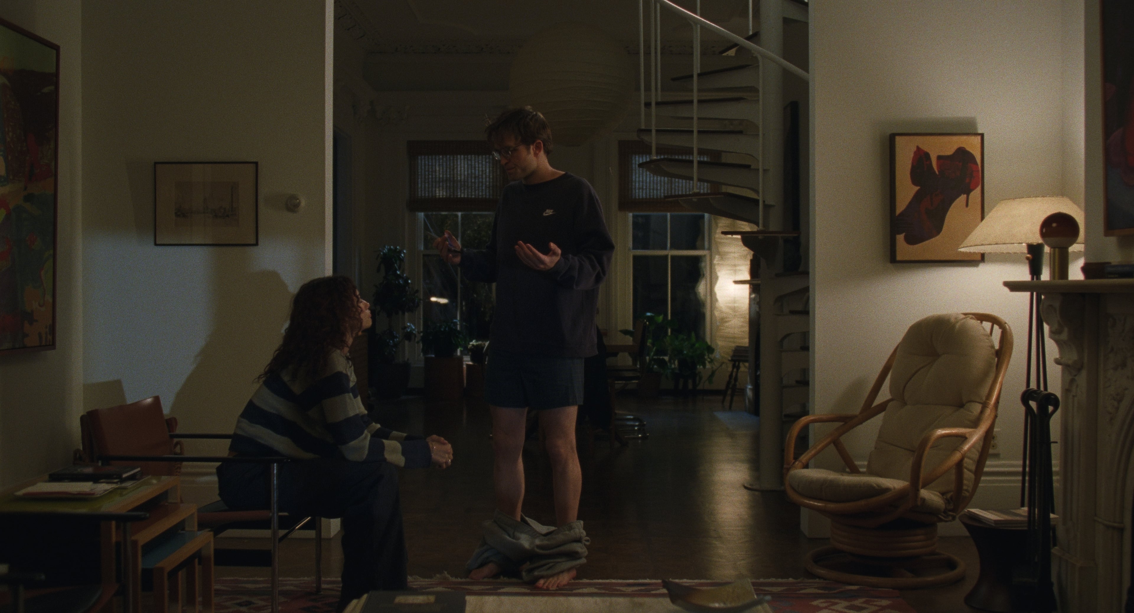 Zendaya and Robert Pattinson in "The Drama."